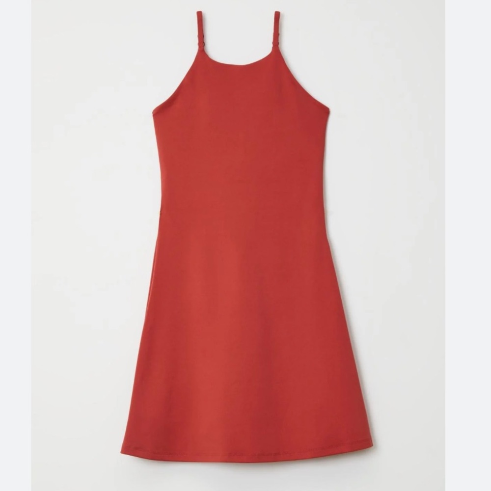 🔥NEW🔥 girlfriend collective Naomi dress lava